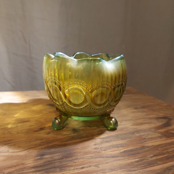 Carnival glass candy dish - Picture 4 of 4